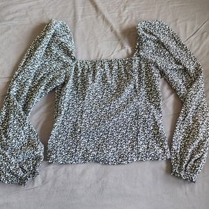 Abercrombie Floral Blouse Top